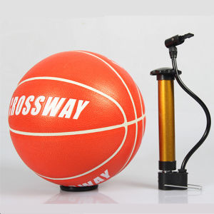Portable Mini Basketball Football Volleyball Steel Tube Air Pump for Bicycle And Ball Inflating with Needle Net Bag