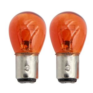 2pcs 1157 1156 Halogen Bulbs P21/5W P21W BAY15D BA15S BAU15S 12V 21W Amber for Reverse Brake Stop Turn Signal DRL Lights