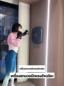 ชกมวยไฟฟ้า music boxing machine เครื่องต่อยมวย ที่ต่อยมวย เป้าซ้อมมวย อุปกรณ์ชกมวยติดผนัง