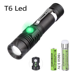 10W Zoom LED Flashlight High Power Camping Hunting Fishing Work Home Outdoor Hiking Climbing Adventure Night Lighting Lamp Torch