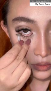 COD SOFTLENS COCO GREY 15MM NORMAL & MINUS BY PINKIN SOFTLENS