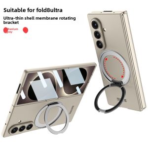 szhaiyu | Magnetic Hinge Ring Holder Phone Case for Samsung Galaxy Z Fold Fold8 Ultra Fold7 for Magsafe Wireless Charging Protector Cover