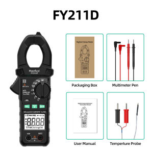 MASTFUYI Digital Clamp Meter Multimeter True RMS AC/DC Current Voltage Multifunction High Precision Intelligent Anti-Burn