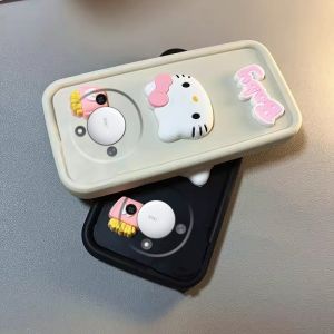 Phone Case Honor X9C Smart 5G Stylish Hellokitty Cartoon Doll Couple Casing Lens Protection Shockproof Soft Cover