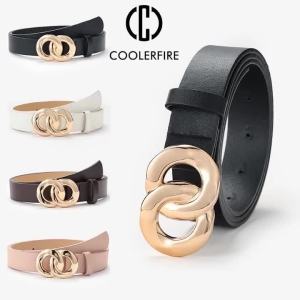 Thắt Lưng Nữ Chất Liệu Da PU Cao Cấp Màu Trắng Đen Nâu Kiểu Dáng Thời Trang Phù Hợp Với Quần Jean Phụ Kiện Thời Trang Dành Cho Phụ Nữ Trưởng Thành