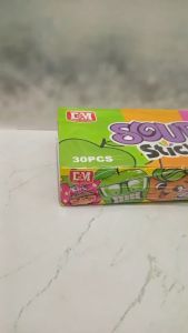 Sour Stick Permen Keras Bubuk Aneka Rasa Sgur DSM 1 BOX ISI 30pcs