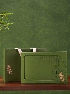 2025 New Dragon Well Biluochun Green Tea Leaves Half Pounds Packaging Box Chinese Style Tea Gift Box Empty Box for Tea Lovers
