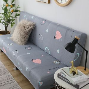 Foldable sofa cover 1/2/3/4 seater&L shape Stretch sofa cover foldable bed sofa cover sofa cushion cover non-slip waterproof long sofa cover