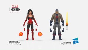Hasbro Marvel Legends Series Marvels Black Knight and Marvels Sersi Avengers 60th Anniversary Collectible 6 Inch Action Figures