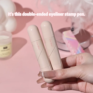 Quick Dry Eyeliner Stamp Waterproof and Non-smudged One-print Eyeliner Stamp Pen Portable Long-lasting Foldable Eye Liner Stamp眼线印章笔