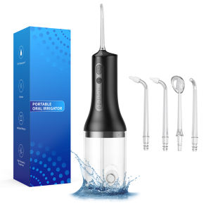 Water Dental Flosser Teeth Cordless Portable Oral Irrigator with 60 to 120 PSI 4 Modes 300ML Tank Teeth Cleaning Water Flossers