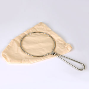 Hong Kong Style Hong Kong-Style Milk Tea Tea Brewing Bag Tea Filter Bag Milk Tea Shop Tea Filter Bag Net Zipper-Free Cotton + Steel Ring
