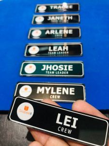 Acrylic namplate (magnetic)