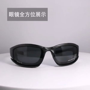 แว่นตายูธวิธี 4 เลนส์ สำหรับกีฬากลางแจ้ง ยิงปืนเดินป่า - แว่นตากันแดด แว่นโพลาไรซ์ ให้ดีสำหรับผู้ชาย แว่นกันแดด ผู้ชายทหาร