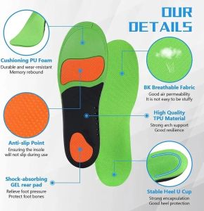 DIDI 1 Pair Orthopedic Insole X/O Leg Correction Arch Support Insoles Cuttable High Elastic Cushion Shoes Insoles 久站防痛 鞋垫