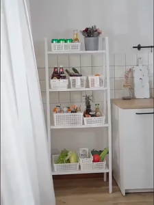 BMZAR Rak Besi Susun Rak Layer Besi Lerberg Seri Rak Buku Rak Pajangan Ruang Tamu Rak Besi Rak Bunga