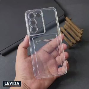 Vivo Y100 5G Case Slot Kartu / Card Case Bening