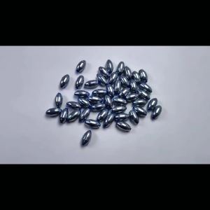 Limnoid 10Pcs Fishing Sinker Alloy Carbon Steel Anti Scratch Smooth Aperture Multiple Weights Freshwater Saltwater Soft Bait Rig