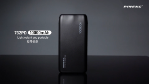 [New Arrival] Pineng PN-732 10000mAh Lithium polymer Slim Powerbank (Type-C Input/Output)
