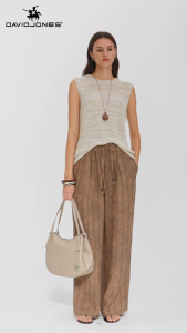 David Jones Paris Livia 2025/2026 Autumn Winter Women Fine Pebble Grain Pu Leather Female Soft and Supple Shoulder Bag