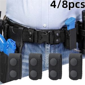 4/8Pcs Tactical Belt Buckle Heavy Duty Belt Keeper Portable Webbing Strap Molle Belt Equipment Accessories Outdoor Sports