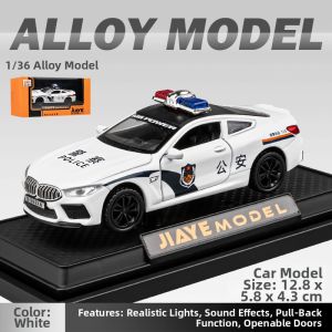 XINGXINGKEJIAO | Dodge Hellcat Police Car Alloy Model