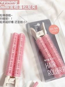 Fillimilli Hàn Quốc Kẹp Tóc Định Hình Búi Đầu Giả Tóc Dày Phía Trước Kẹp Tóc Định Hình Bristle Chất Liệu Nhựa Phụ Kiện Làm Đẹp