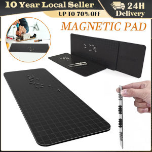 Soldering Mat ESD Magnetic Heat Resistant Insulation Work Mat Soldering Station Kit Silicone Repair Pad Maintenance Platform Wowstick wowpad Magnetic Screwpad Screw Postion Memory Plate Mat for Screw Collection Tool Mats