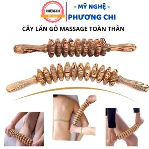 Cây Lăn Massage Toàn Thân Bánh Gai Bằng Gỗ Tăng Sự Dẻo Dai Linh Hoạt Cho Cơ Thể| Mỹ Nghệ Phương Chi