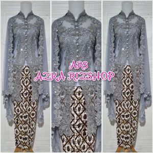 set kebaya akad nikah kebaya tunik putih bisa COD