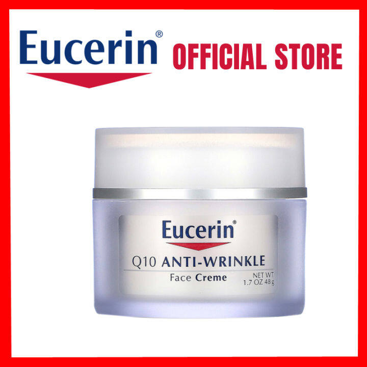 Eucerin Q10 Anti-Wrinkle Face Cream 1.7 Oz (48 G) Moisturizer for Face ...