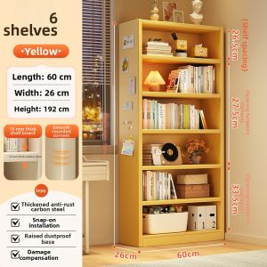 FWTDF | Childrens Dust-proof Narrow Gap Bookshelf