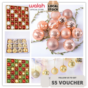 Christmas Tree Hanging Baubles Bundle Box Christmas Decoration Hanging Balls Set