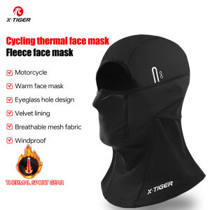 X-TIGER Balaclava Winter Thermal Cycling Mask Windproof Cold-Resistant Bike Mask Climbing Skiing Motorcycle mask full face