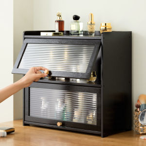 เคสเก็บของสำหรับเครื่องสำอางแบบป้องกันฝุ่น กล่องใส่เครื่องสำอางสำหรับใช้ในบ้าน ชั้นวางเครื่องสำอาง ชุดแต่งหน้า เครื่องมือดูแลผิว