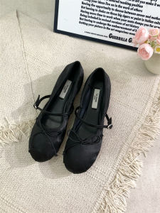 Pink Ballet Flat Shoes Womens Gentle Evening Shoes Mary Janes Spring Autumn New Style Soft Bottom French Style Fashionable Single Shoes