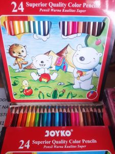 Pinsil Warna 24 Joyko Dan Faber Castell