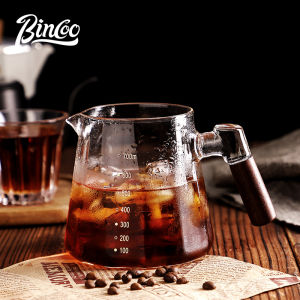 Bincoo หม้อชงกาแฟอเนกประสงค์ 800 มล หม้อแบ่งปันกาแฟชง ตกแต่ง Teko Kopi Kaca