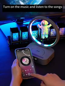【พร้อมส่ง】8in1 ลำโพงบลูทูธ นักบินอวกาศ 3D พร้อมไฟ LED หมุนได้ 360° ลําโพงบลูทูธ RGB เสียงบลูทูธ  การลอยตัวของแม่เหล็กนักบินอวกาศ สําหรับตกแต่งบ้าน ของขวัญ