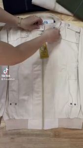 Áo Khoác nam kaki cotton lót dù chống nắng gió áo có túi trong 04