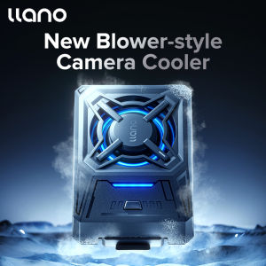 Llano Camera Cooler Cooling Fan Air Cooler Compatible with Canon Nikon Fujifilm Video recording and live streaming heat dissipation