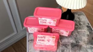 Hộp 100 viên giặt xả Viên nước giặt quần áo hương hoa anh đào thơm lâu