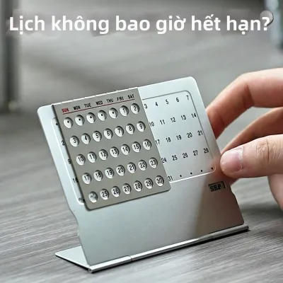 Lịch Để Bàn Không Hết Hạn Có Thể Sử Dụng Lại