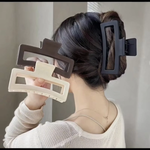 Kẹp Tóc Cá Mập Hình Chữ Nhật Size 11cm  Phong Cách Hàn Quốc Dành Cho Nữ Hottrend