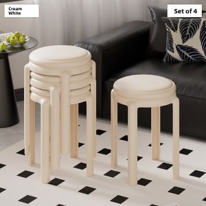 Modern Minimalist Plastic Folding Dining Chair Home Use Lightweight Luxury Sense Living Room Guest Chair Space Saving Stool