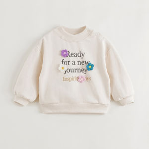 Marc&Janie | Stereoscopic Flower Loose Girls Hoodie