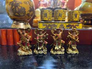 bộ Tượng đồng Tứ dại thiên vương mini