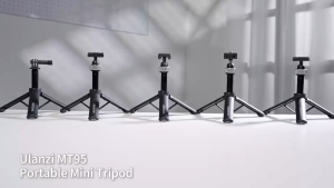 Ulanzı MT95 Portable Mini Tripod Selfie Stick for Gopro/ DJI Osmo Action 6/Nano 5/4/3 for Insta360 X5/X6