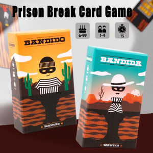Bandai | Bandido Bandida Board Game 1-4 Players Strategy Puzzle Card Game For Kids & Adults Party Family Fun Strategy Game