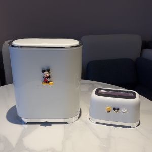 Household Fancy Trash Can with Lid Accessible Luxury Large Bedroom Living Room Push-Type Kitchen Bathroom Gap Wastebasket